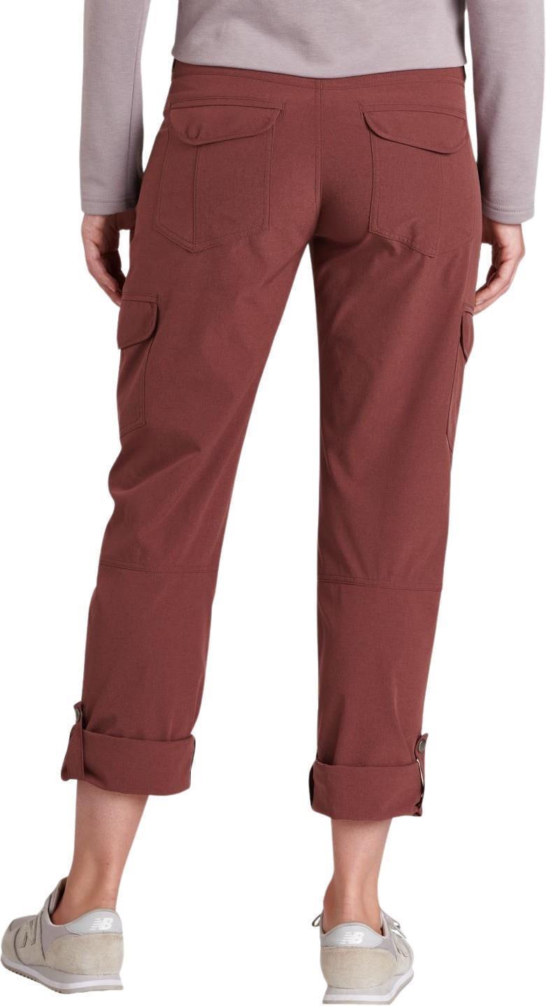 Freeflex Roll-Up Pants, 30" Inseam - Womens - Bordeaux 2