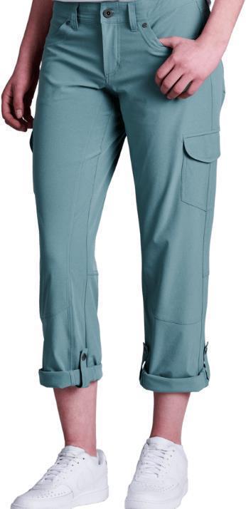 Freeflex Roll-Up Pants, 34" Inseam - Womens - eucalyptus 1