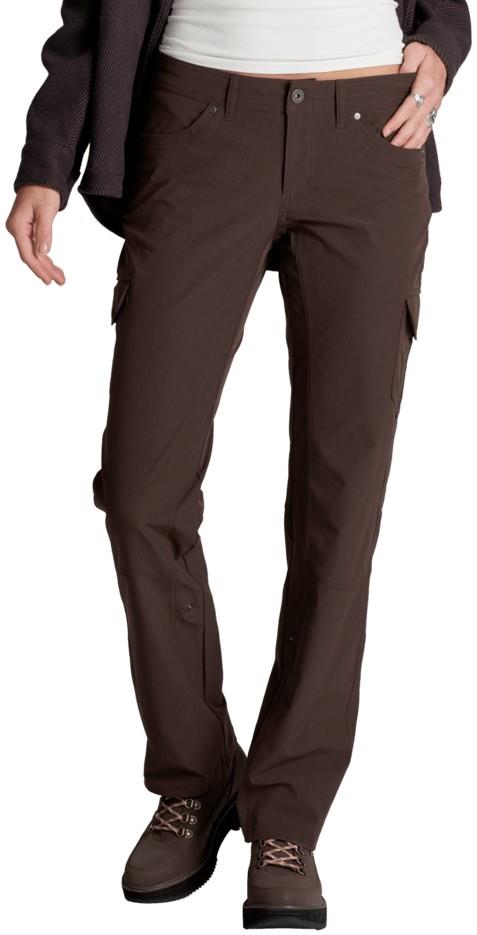Freeflex Roll-Up Pants, 34" Inseam - Womens - french roast 1