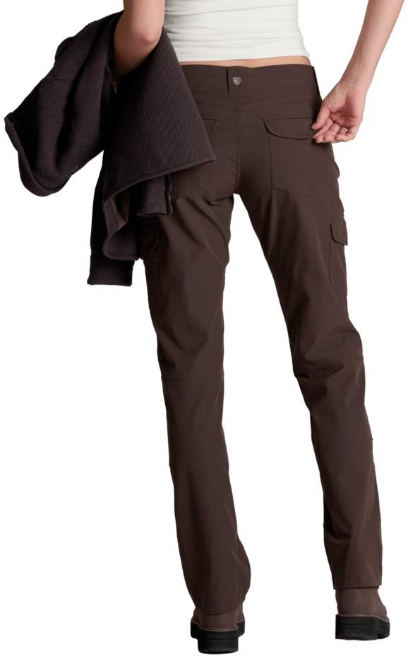 Freeflex Roll-Up Pants, 34" Inseam - Womens - french roast 1