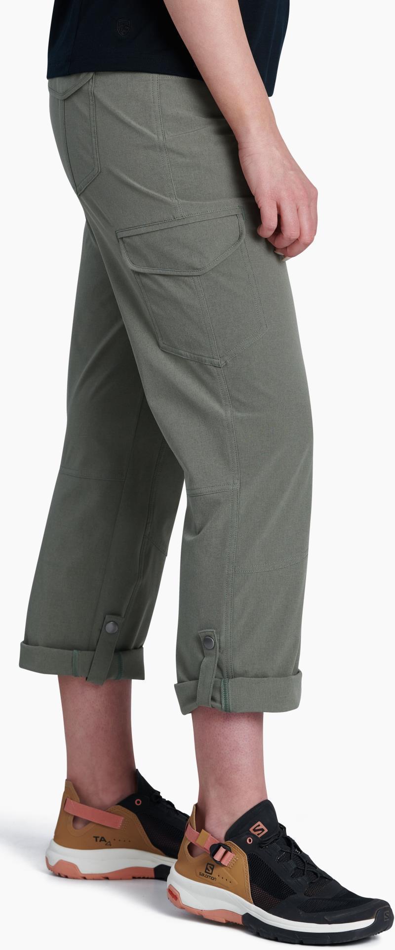 Freeflex Roll-Up Pants, 34" Inseam - Womens - sage 1