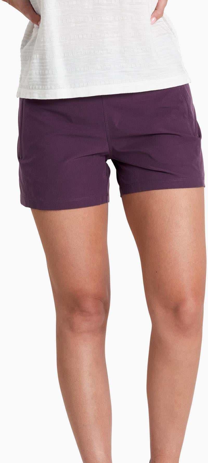 Freeflex Shorts, 4" Inseam - Womens - elderberry 1