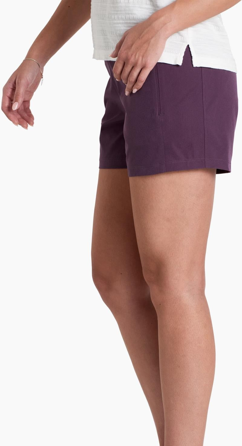 Freeflex Shorts, 8" Inseam - Womens - elderberry 1