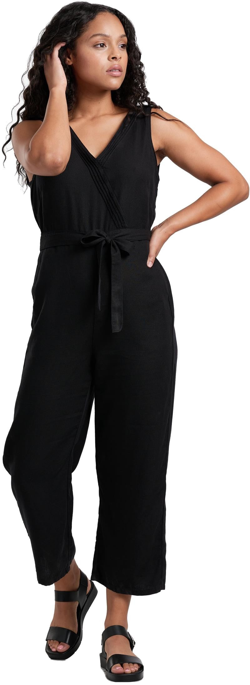 Fresco Jumpsuit - Womens - black 1