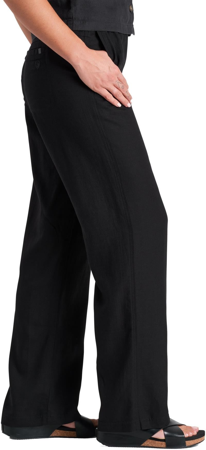 Fresco Pants, Reg - Womens - black 1