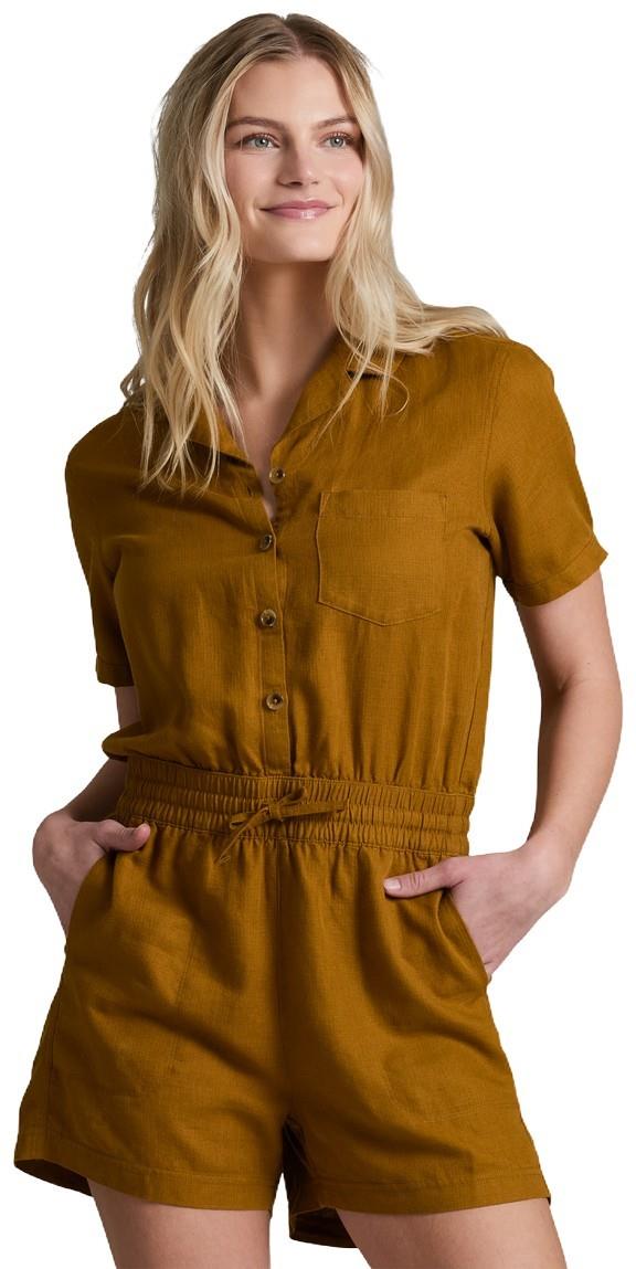 Fresco Romper - Womens - bronze 1