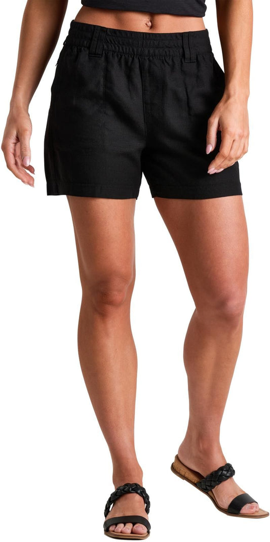 Fresco Shorts, 4" Inseam - Womens - black 1