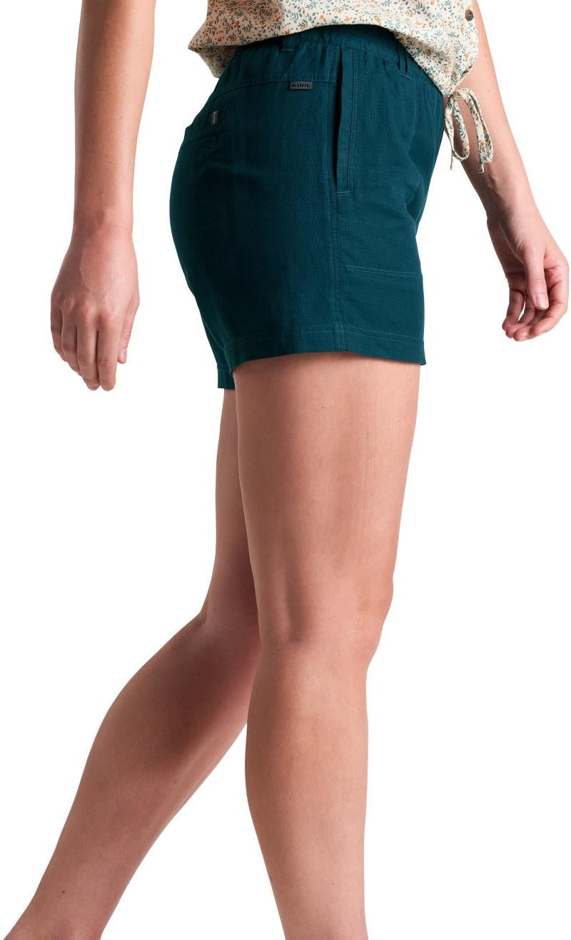 Fresco Shorts, 4" Inseam - Womens - everglade 1