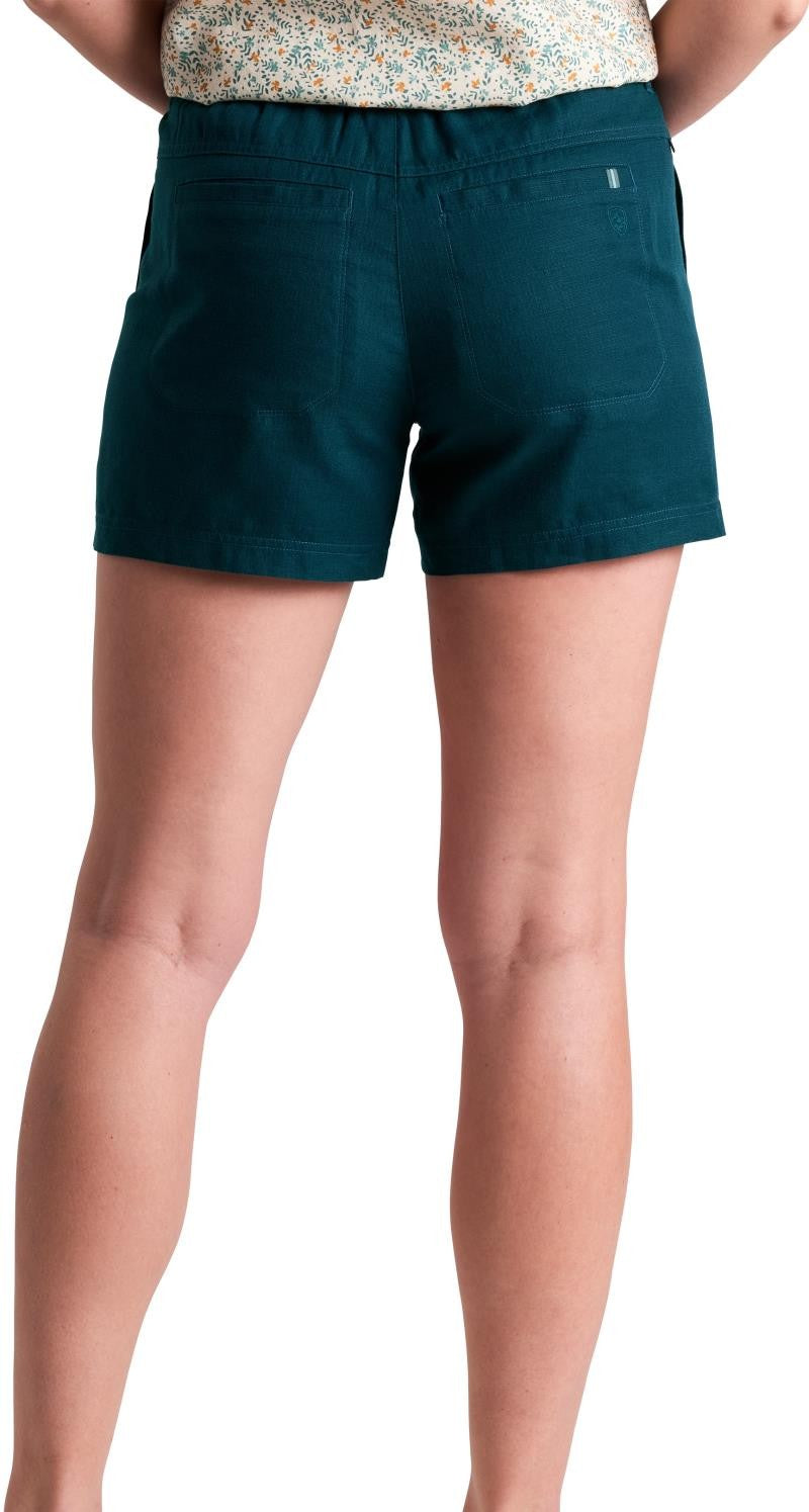 Fresco Shorts, 4" Inseam - Womens - everglade 1
