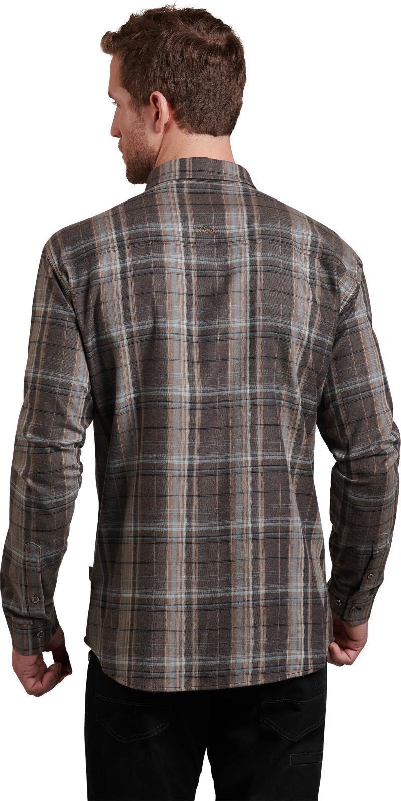 Fugitive Flannel LS - Mens - Asphalt 2