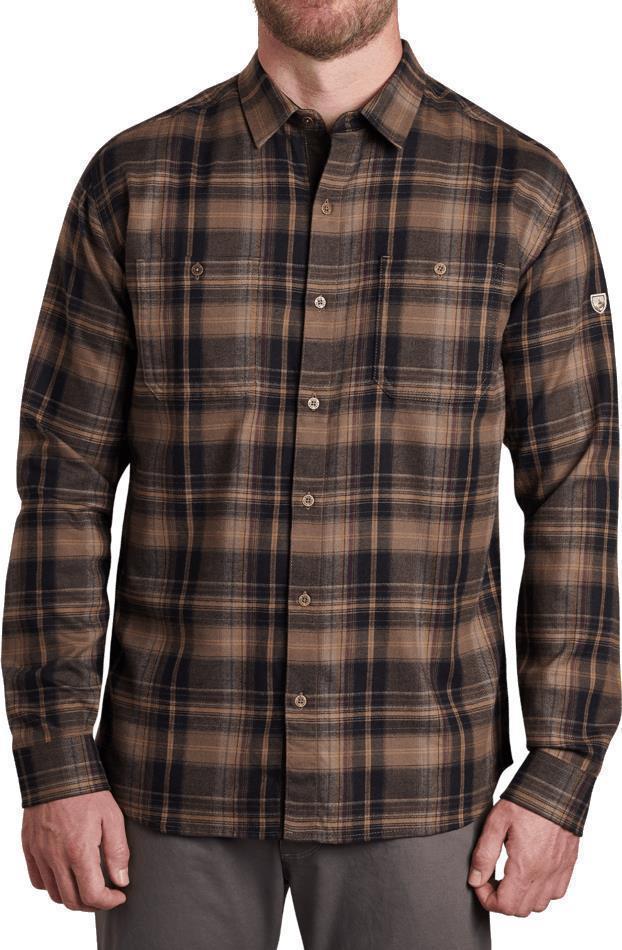 Fugitive Flannel LS - Mens - Barley 1
