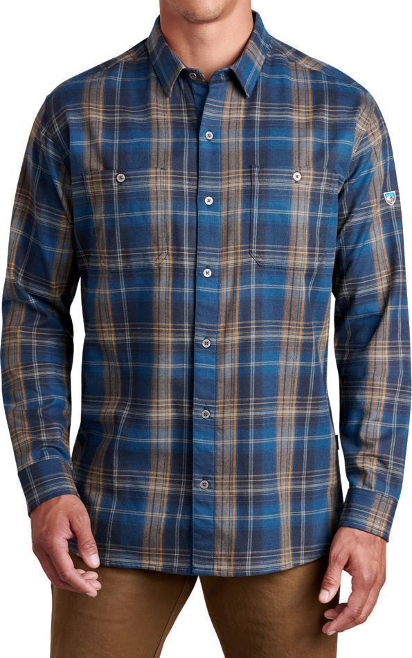 Fugitive Flannel LS - Mens - Blue Copper 1