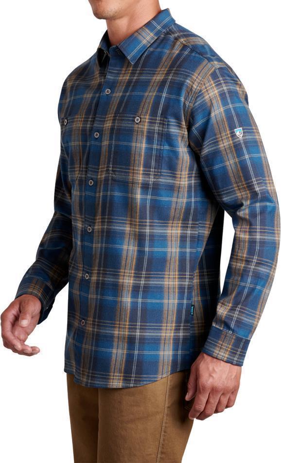 Fugitive Flannel LS - Mens - Blue Copper 3