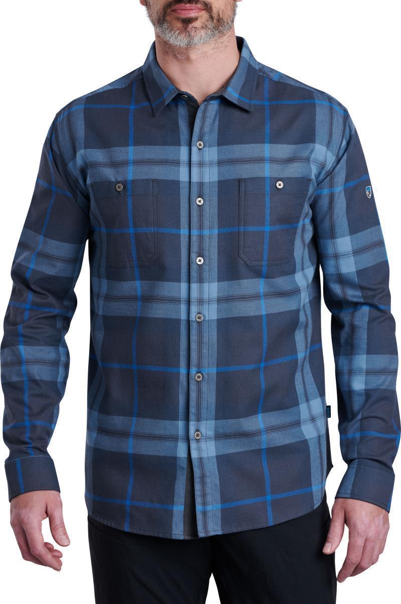 Fugitive Flannel LS - Mens - Blue Storm 1