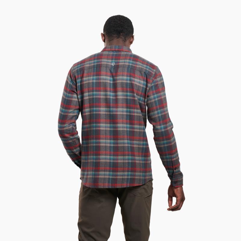 Fugitive Flannel LS - Mens - Dark Auburn 2
