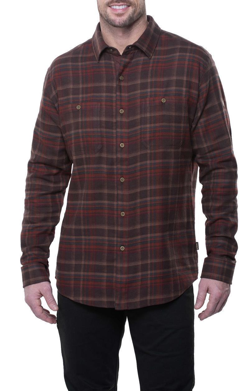 Fugitive Flannel LS - Mens - Redwood 1