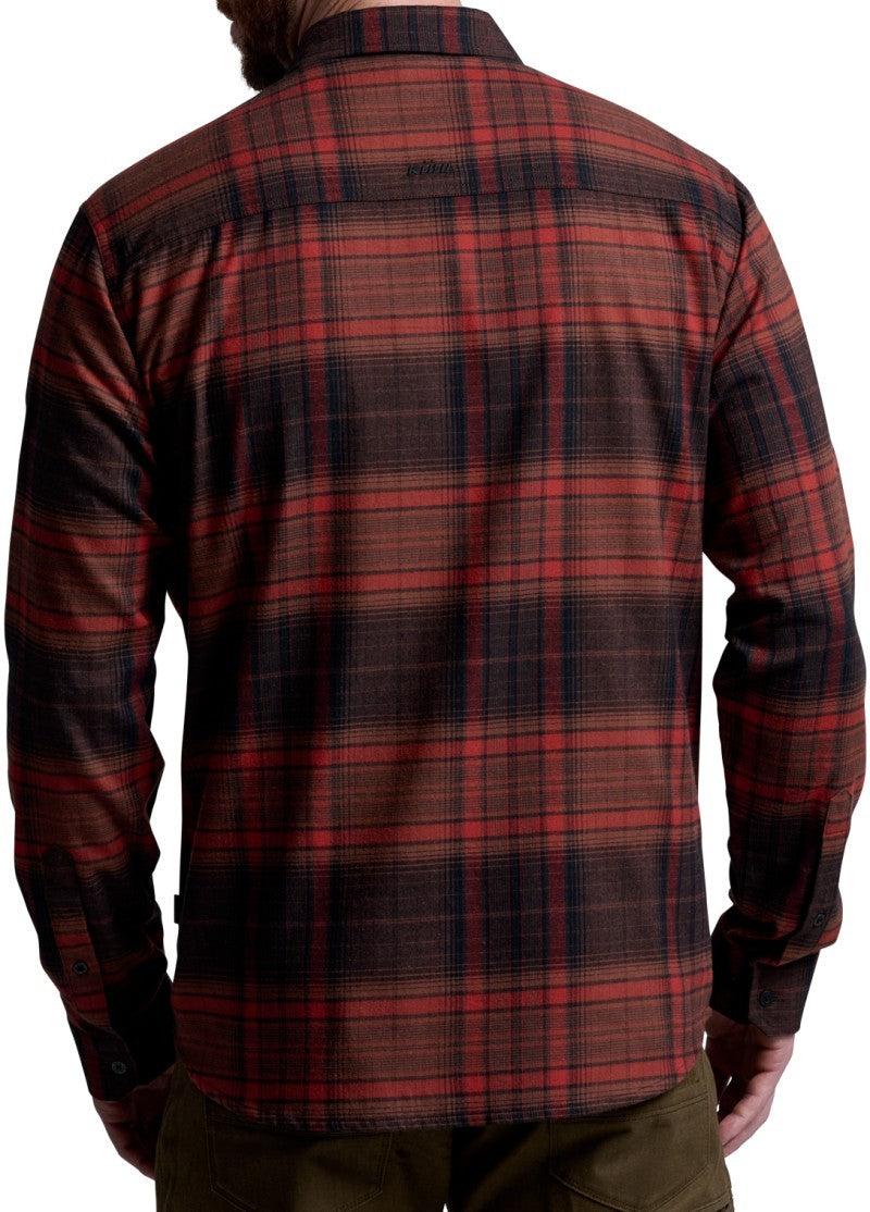 Fugitive Flannel LS - Mens - bloodstone red 1