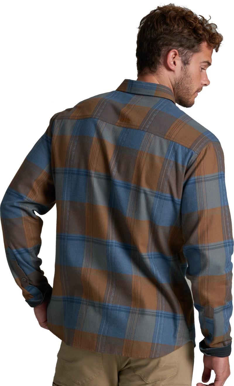 Fugitive Flannel LS - Mens - bronze blue 1
