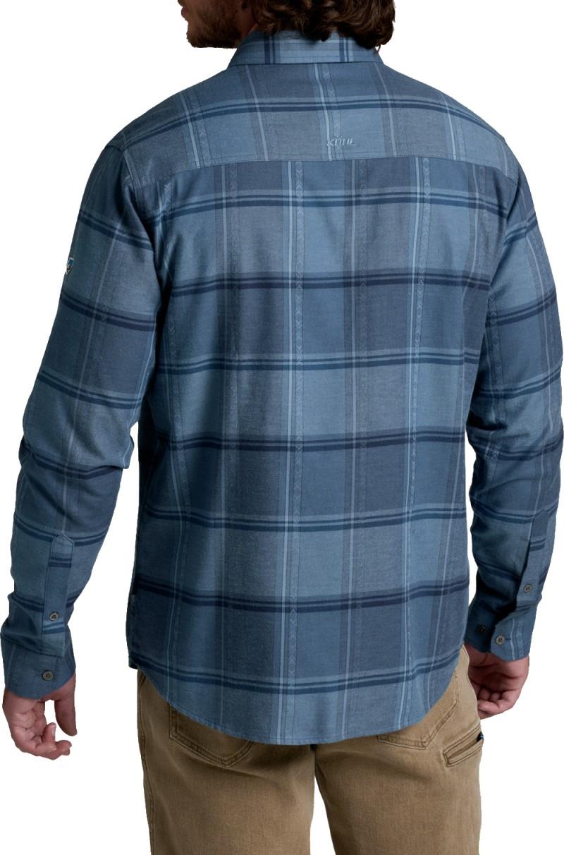 Fugitive Flannel LS - Mens - mixed indigo 1