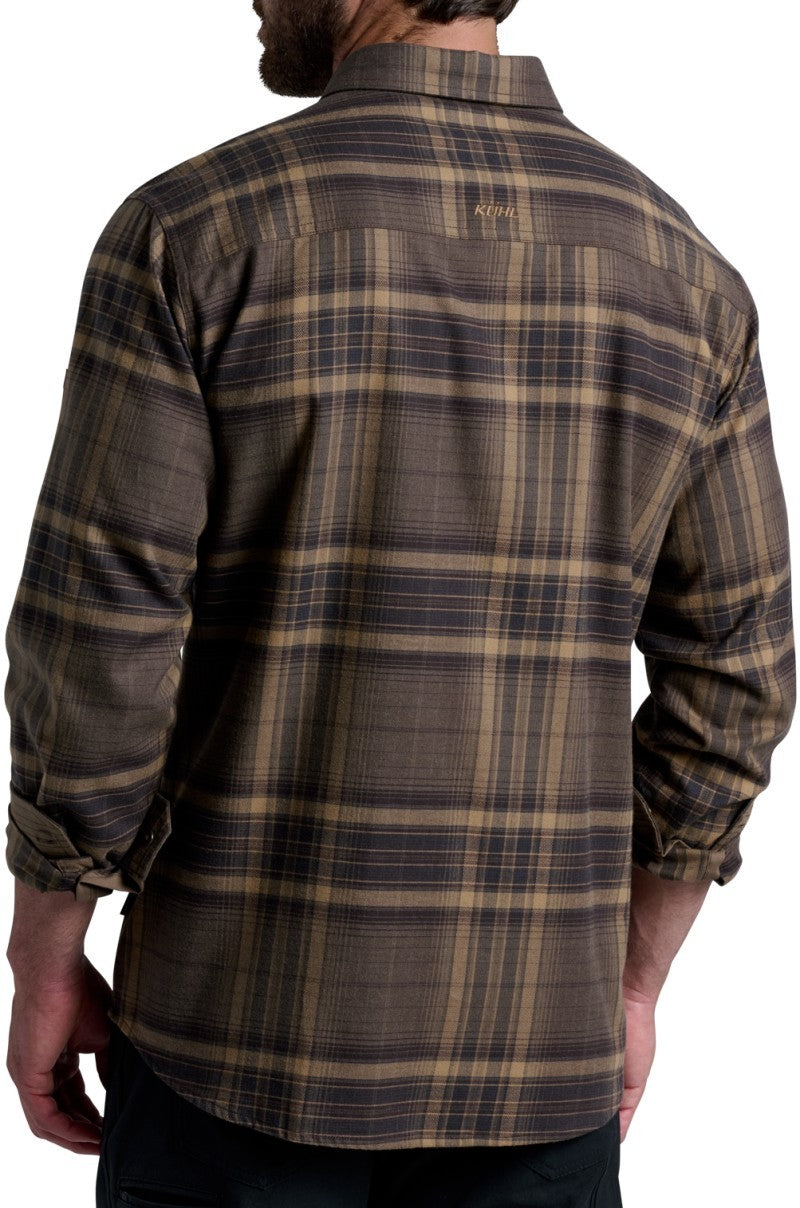 Fugitive Flannel LS - Mens - roasted barley 1