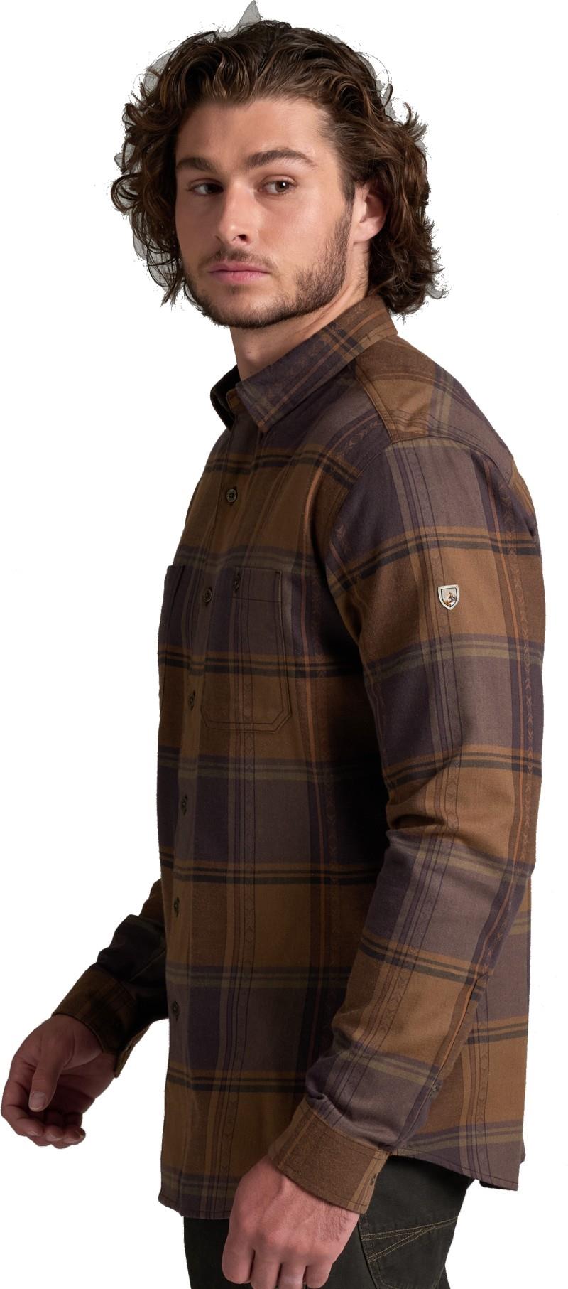 Fugitive Flannel LS - Mens - smoked barrel 1