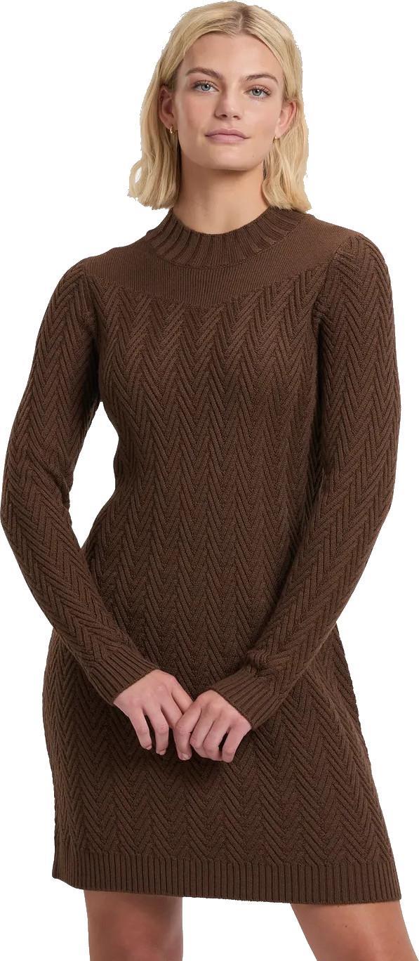 Gia Sweater Dress - mocha 1