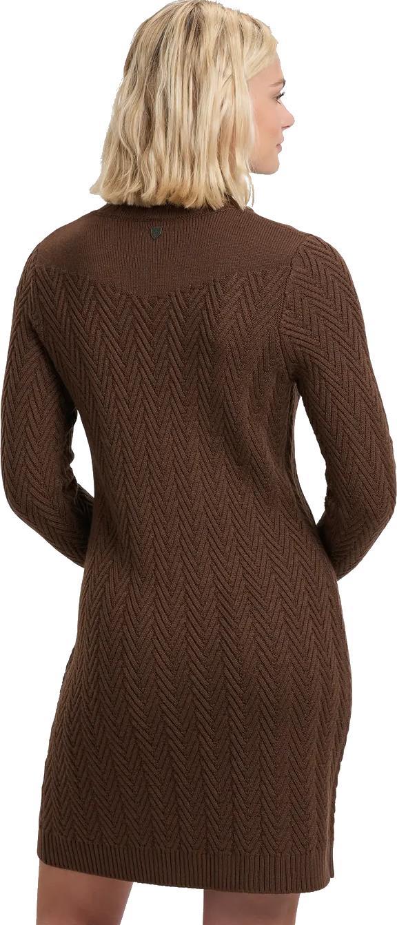 Gia Sweater Dress - mocha 1