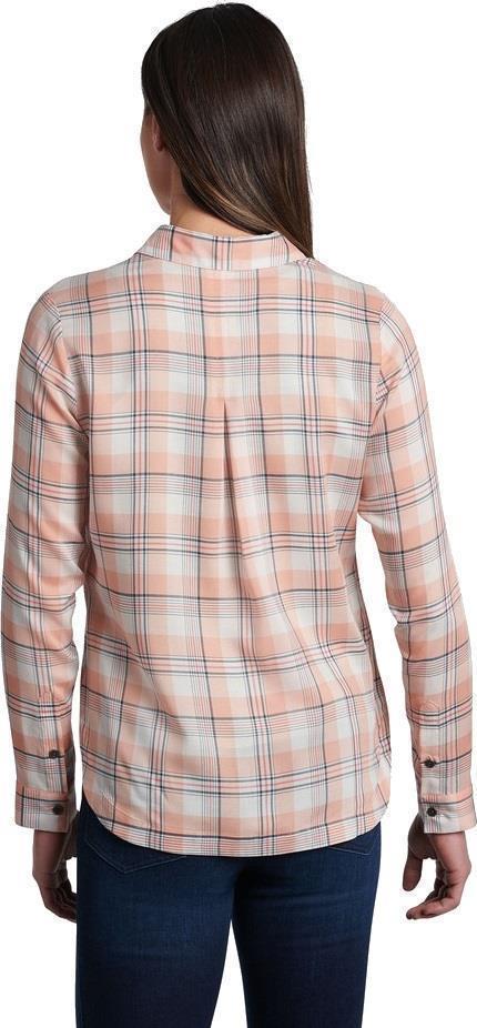 Hadley Plaid LS - Womens - Nectarina 2