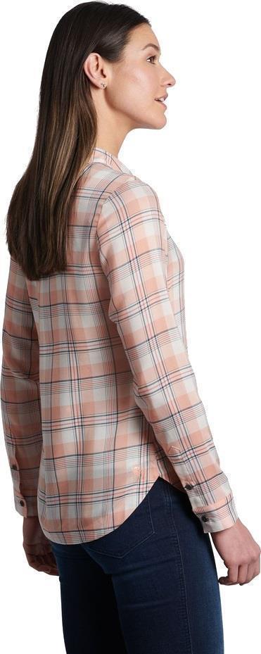 Hadley Plaid LS - Womens - Nectarina 3