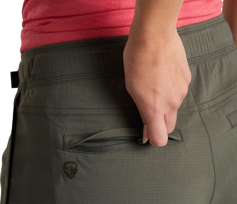 Haven Shorts, 7" Inseam - Womens - black olive 1