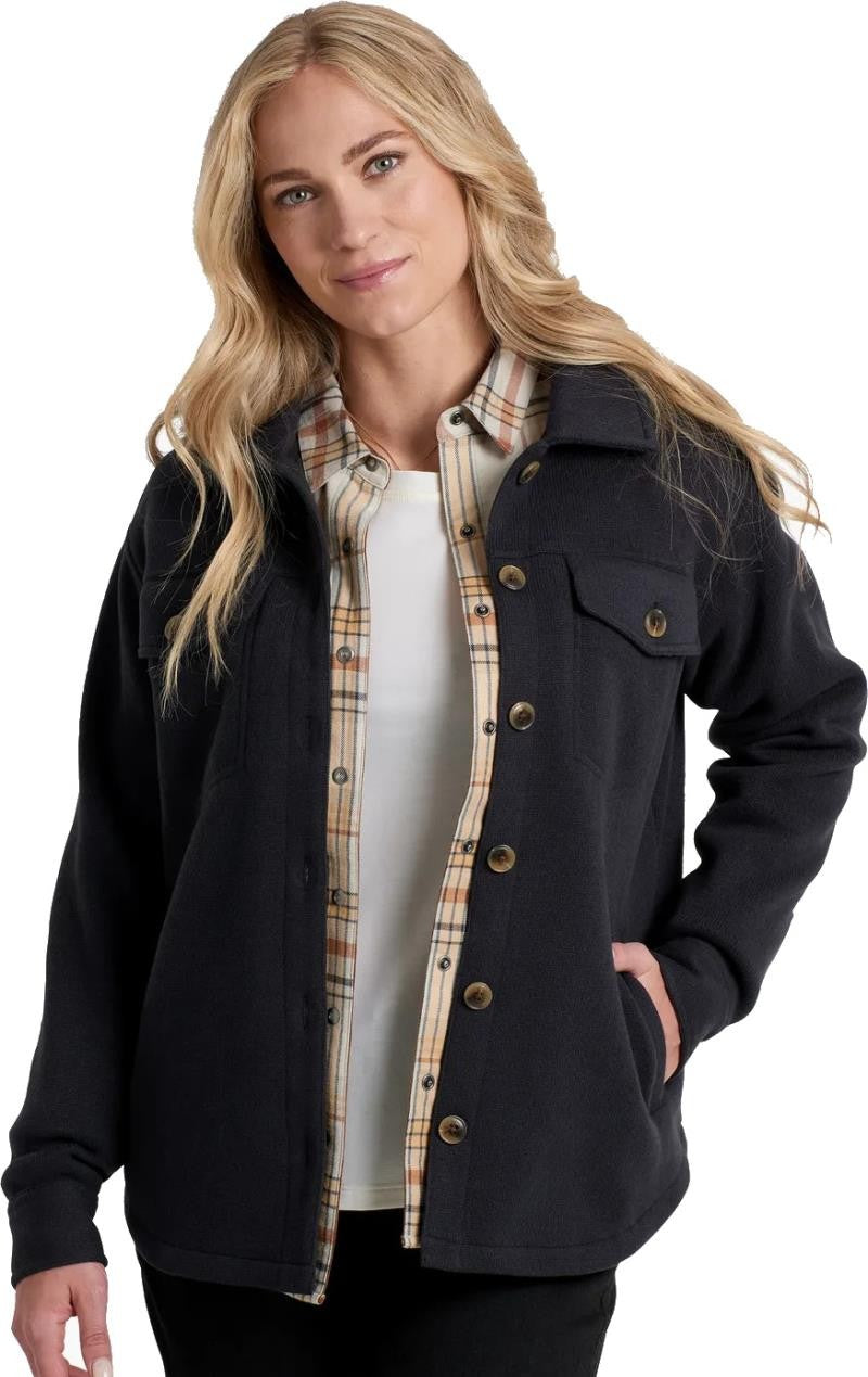 Highland Shirt Jacket - Womens - black 1