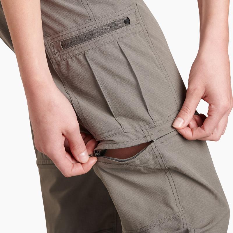 Horizn Convertible Pants, 32" Inseam - Womens - Slate 3