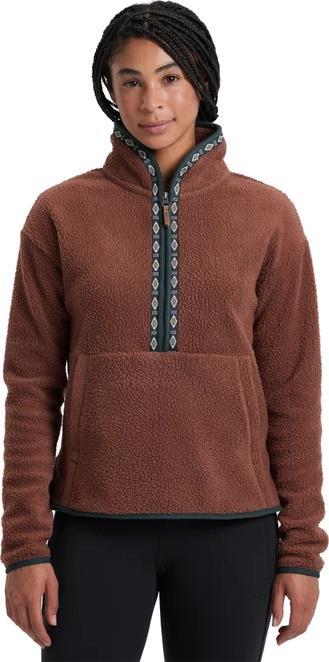 Hygge 1/2 Zip - Womens - mocha 1