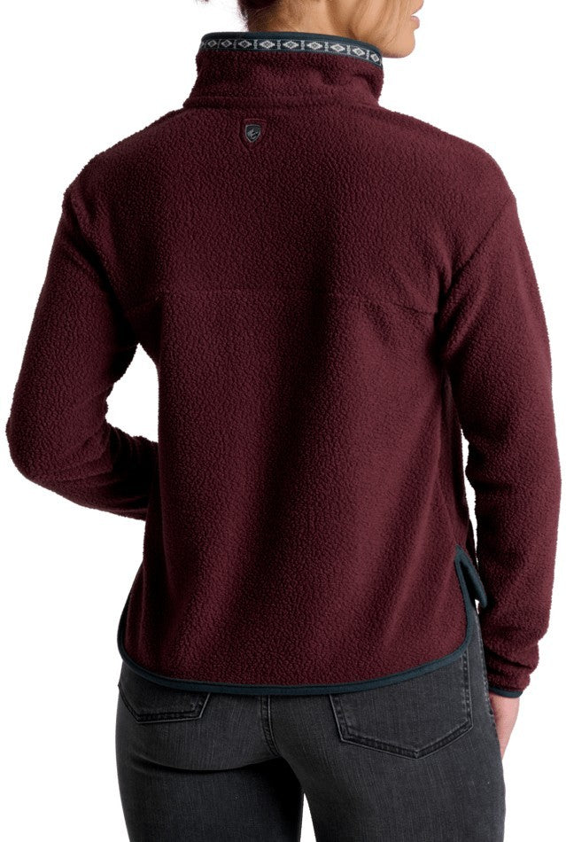 Hygge 1/2 Zip - Womens - raisin 1