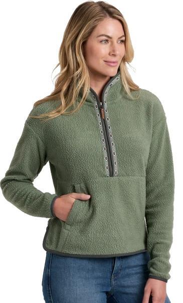 Hygge 1/2 Zip - Womens - soft pine 1
