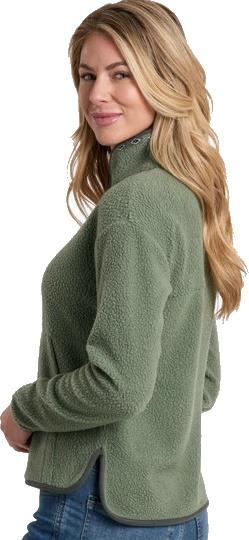 Hygge 1/2 Zip - Womens - soft pine 1