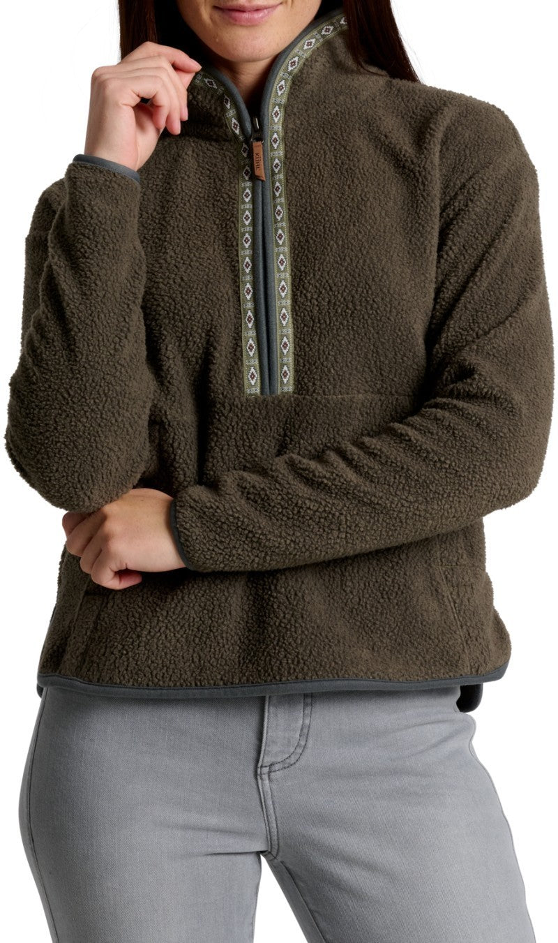 Hygge 1/2 Zip - Womens - vine 1