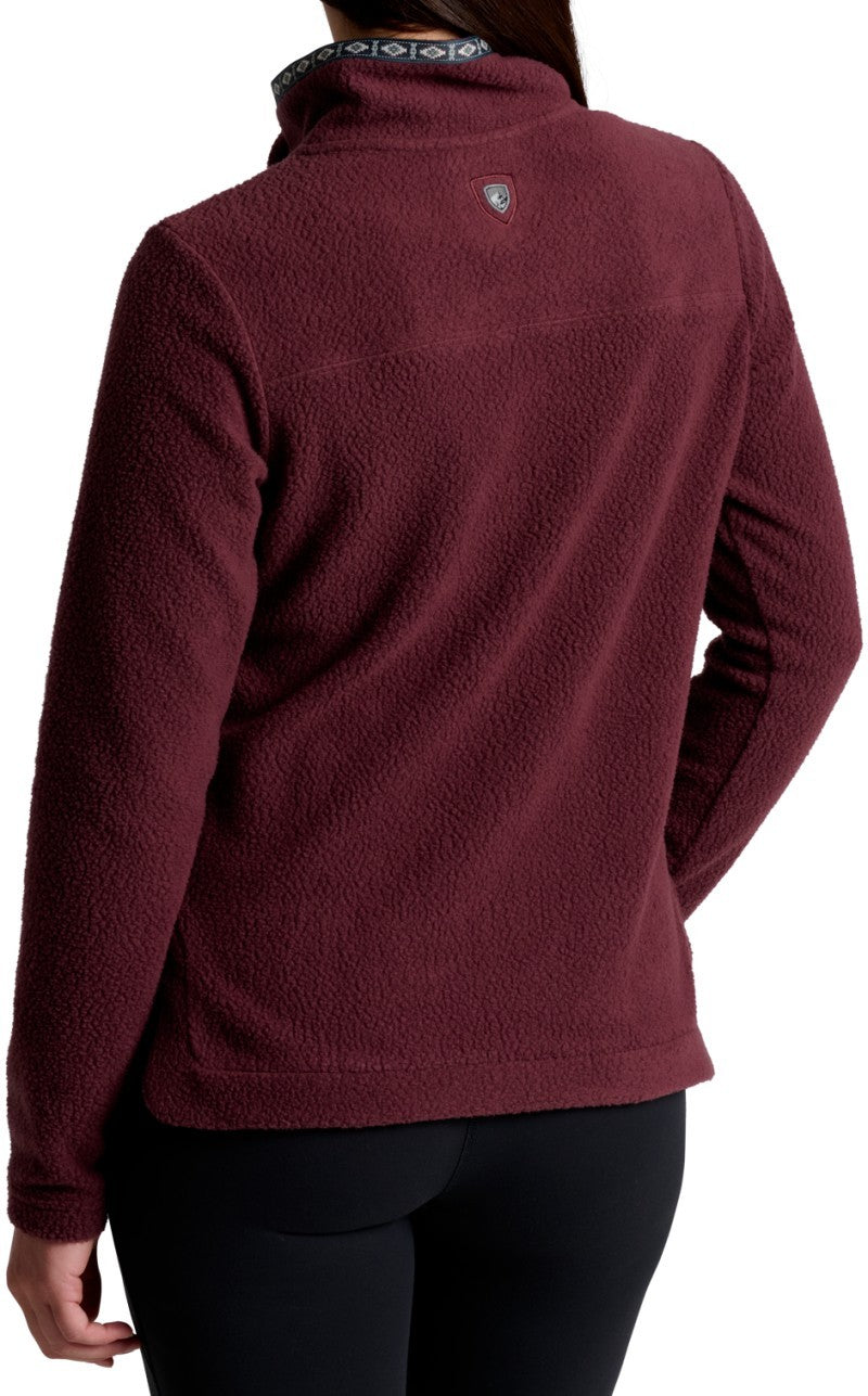 Hygge Snap Pullover - Womens - raisin 1