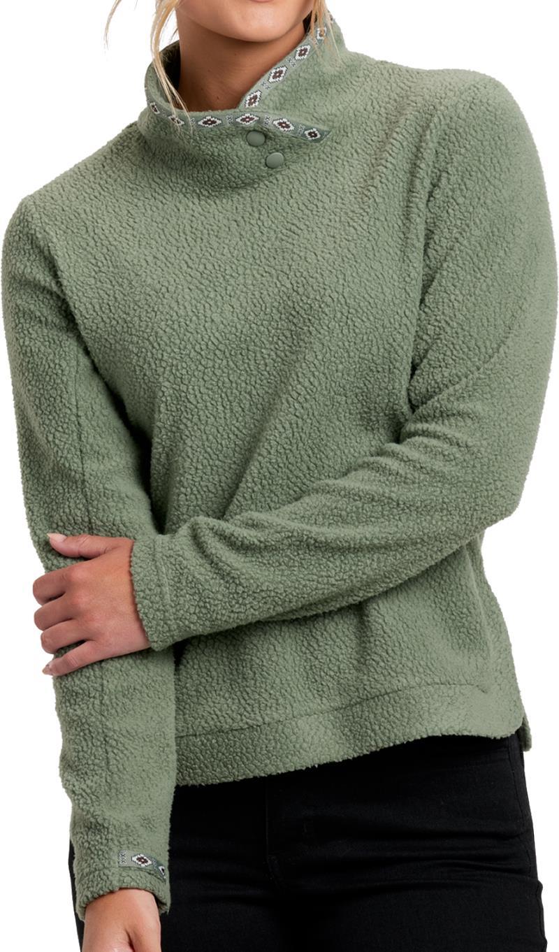 Hygge Snap Pullover - Womens - soft pine 1