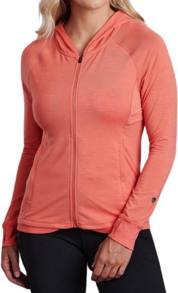 Inspira Full Zip Hoody - Womens - Plumeria 1