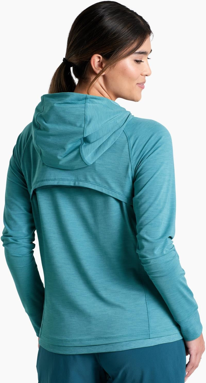 Inspira Full Zip Hoody - Womens - aqua 1
