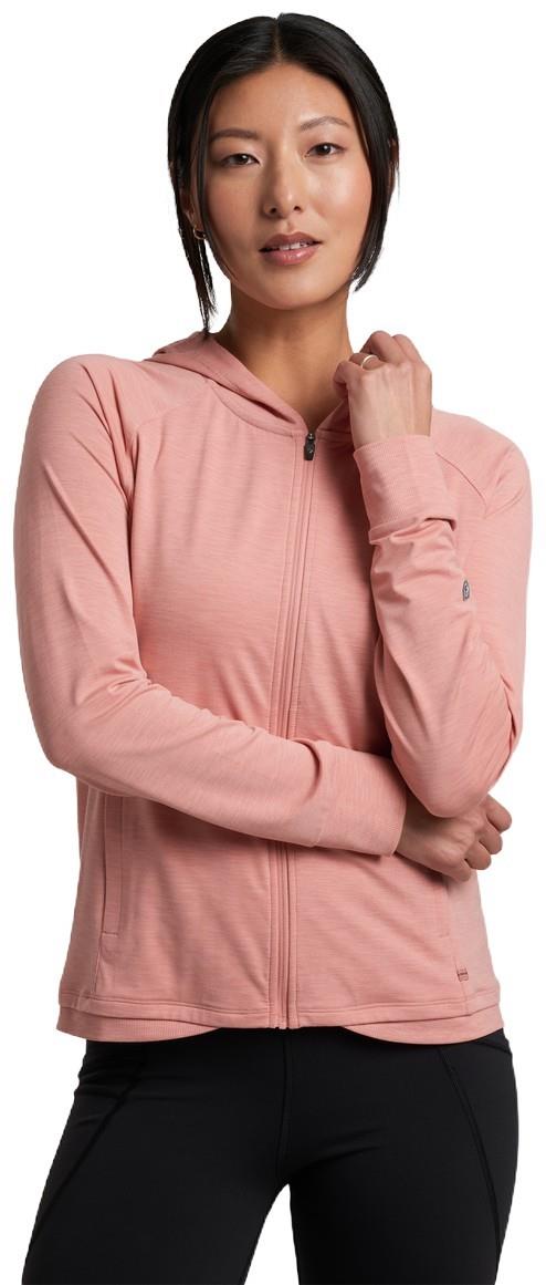 Inspira Full Zip Hoody - Womens - coral rose 1