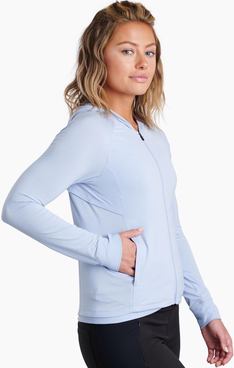 Inspira Full Zip Hoody - Womens - hydrangea 1