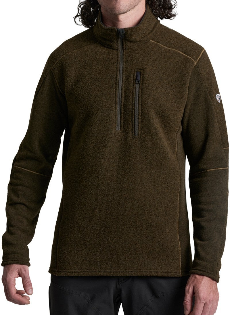 Interceptr 1/4 Zip - Mens - dark roast 1