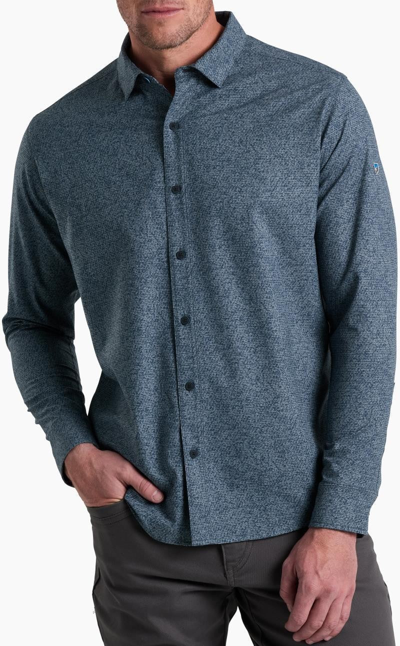 KUHL Breeze LS - Mens - blue gravel 1