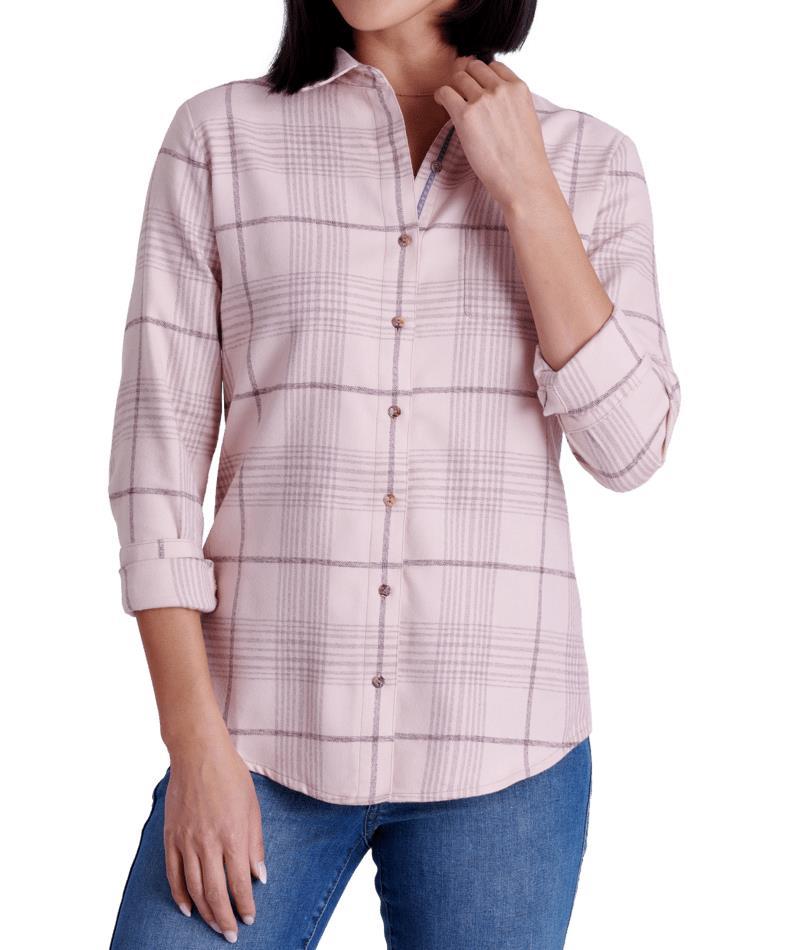 Kamila Flannel - Womens - alpenrose 1