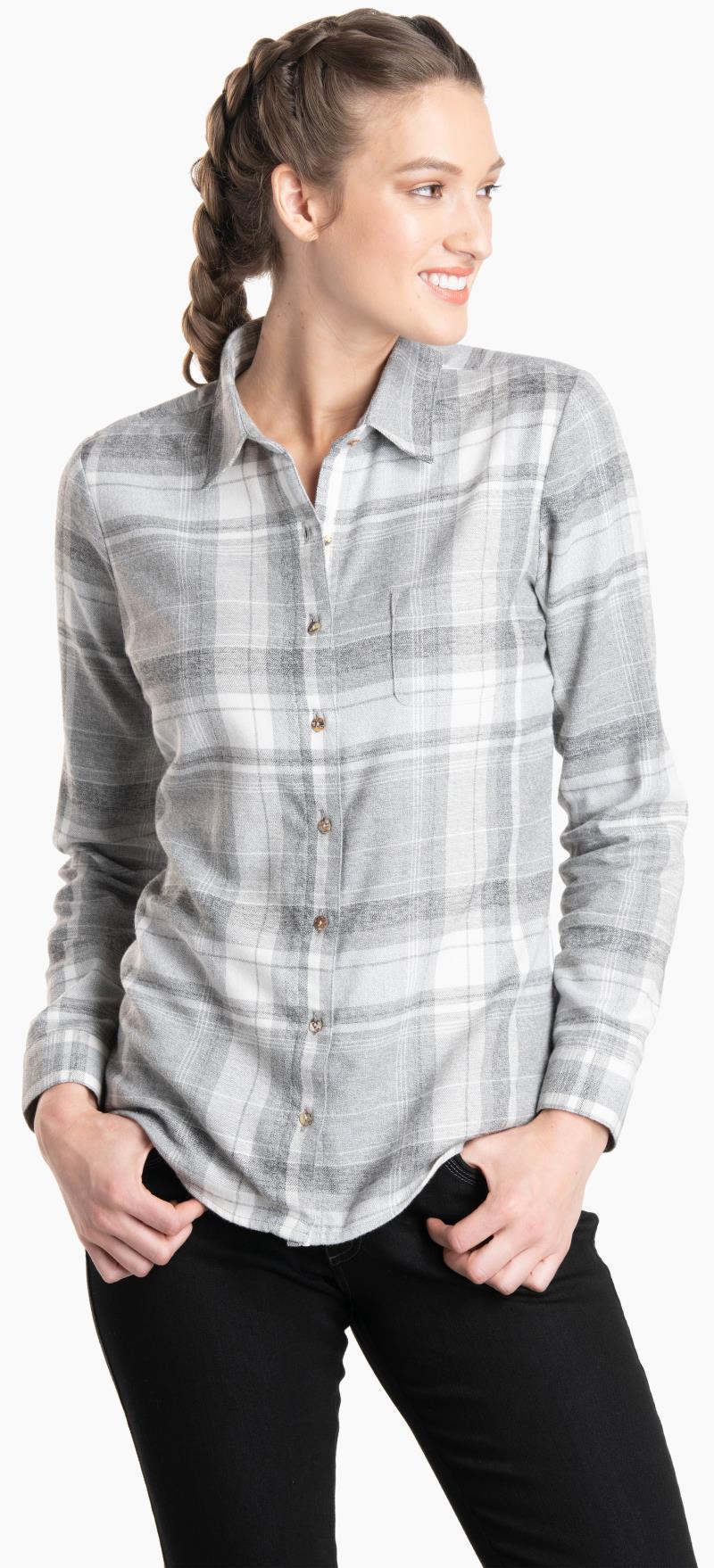 Kamila Flannel - Womens - ash 1
