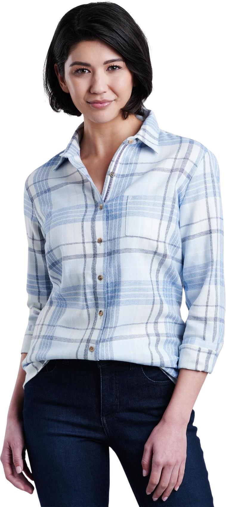 Kamila Flannel - Womens - glacier 1
