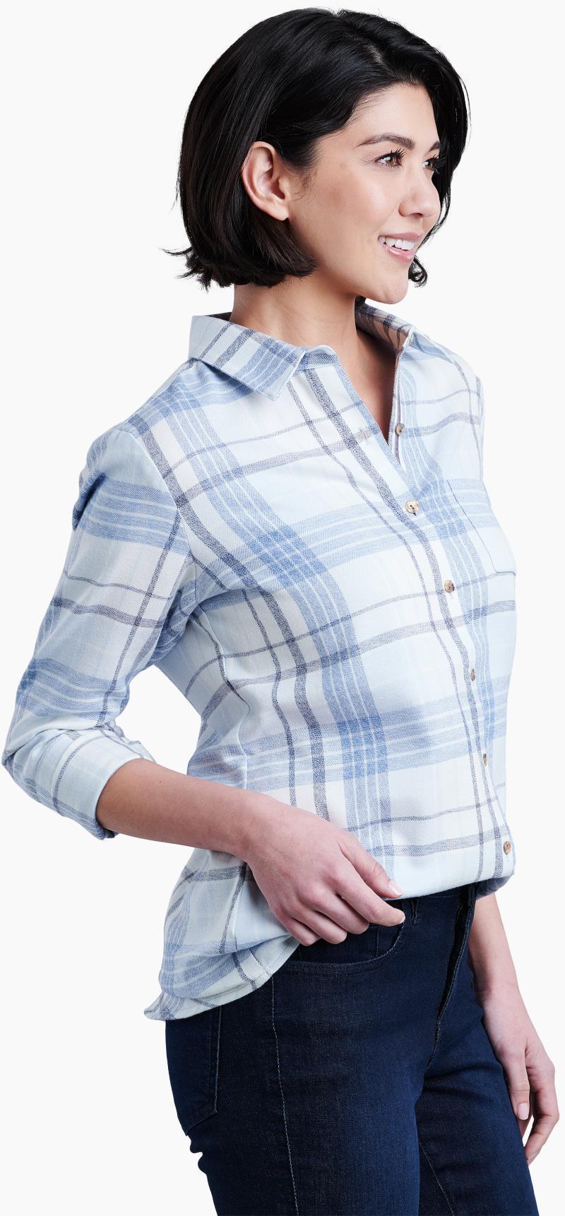 Kamila Flannel - Womens - glacier 1