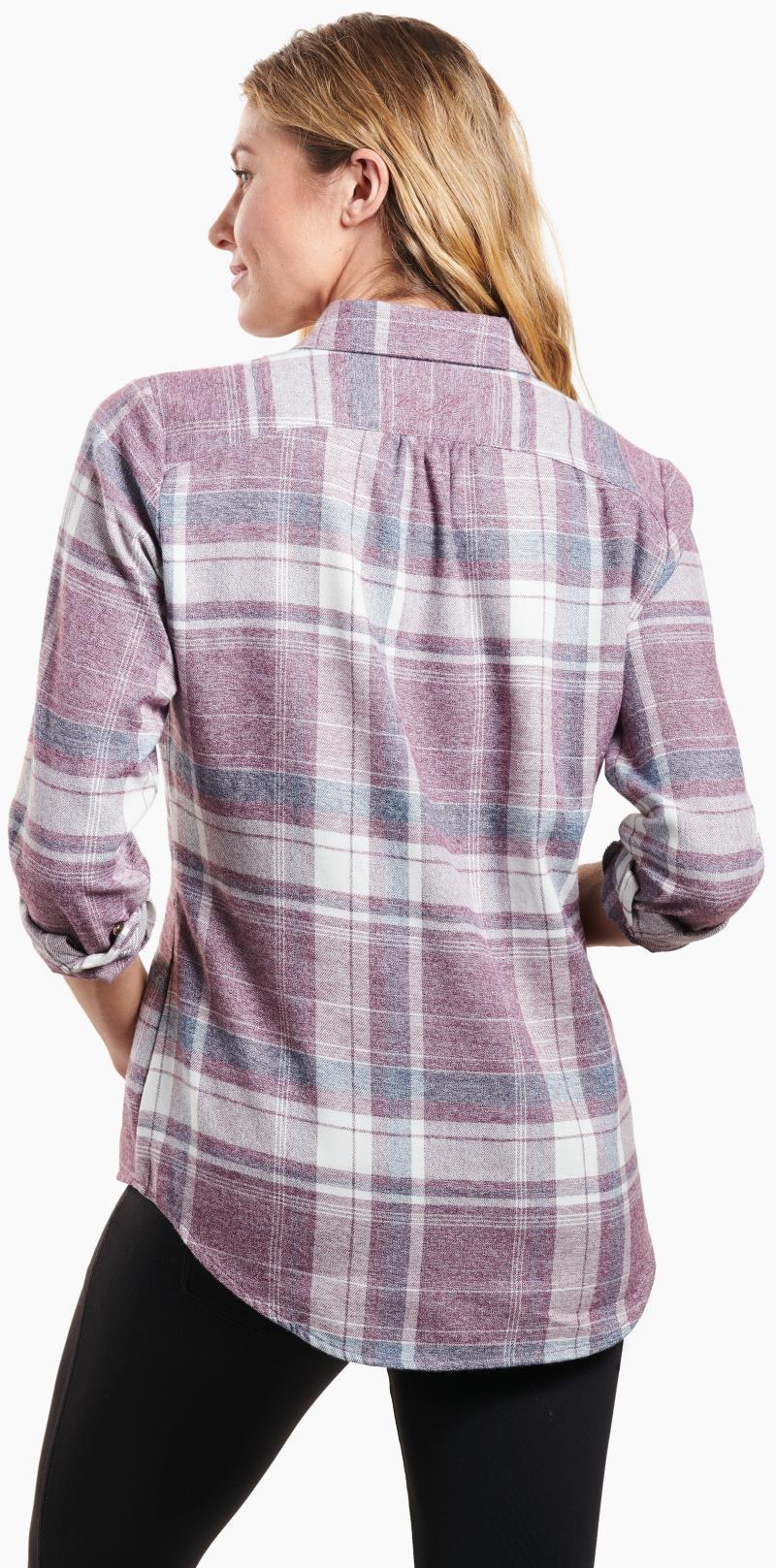 Kamila Flannel - Womens - mulberry 1